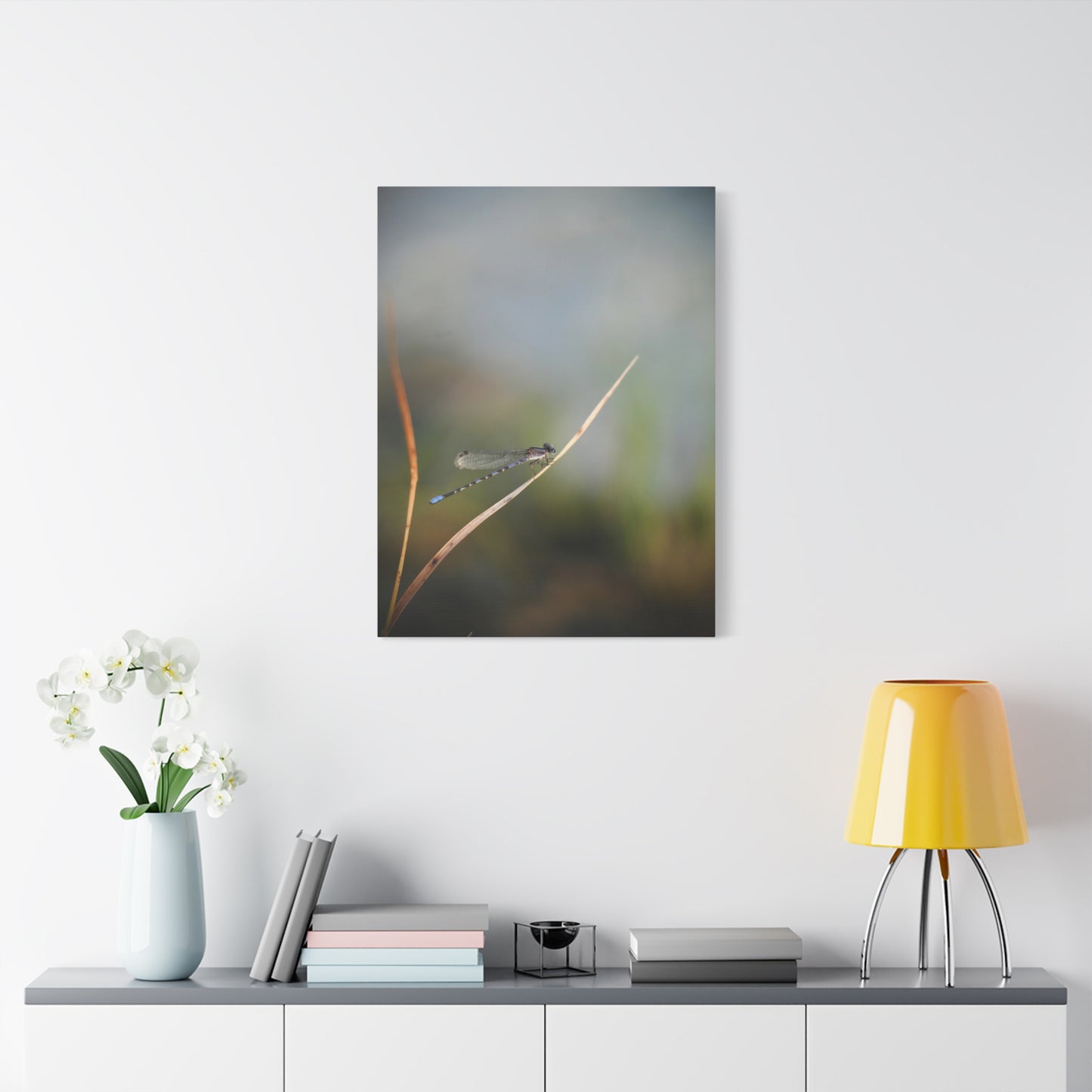 Dragonfly Meadow Matte Canvas Print – Stretched Wall Art