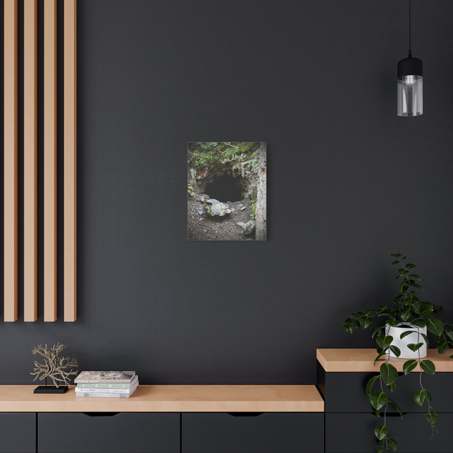 Cave Entrance Matte Canvas Wall Art — Stretched 1.25"