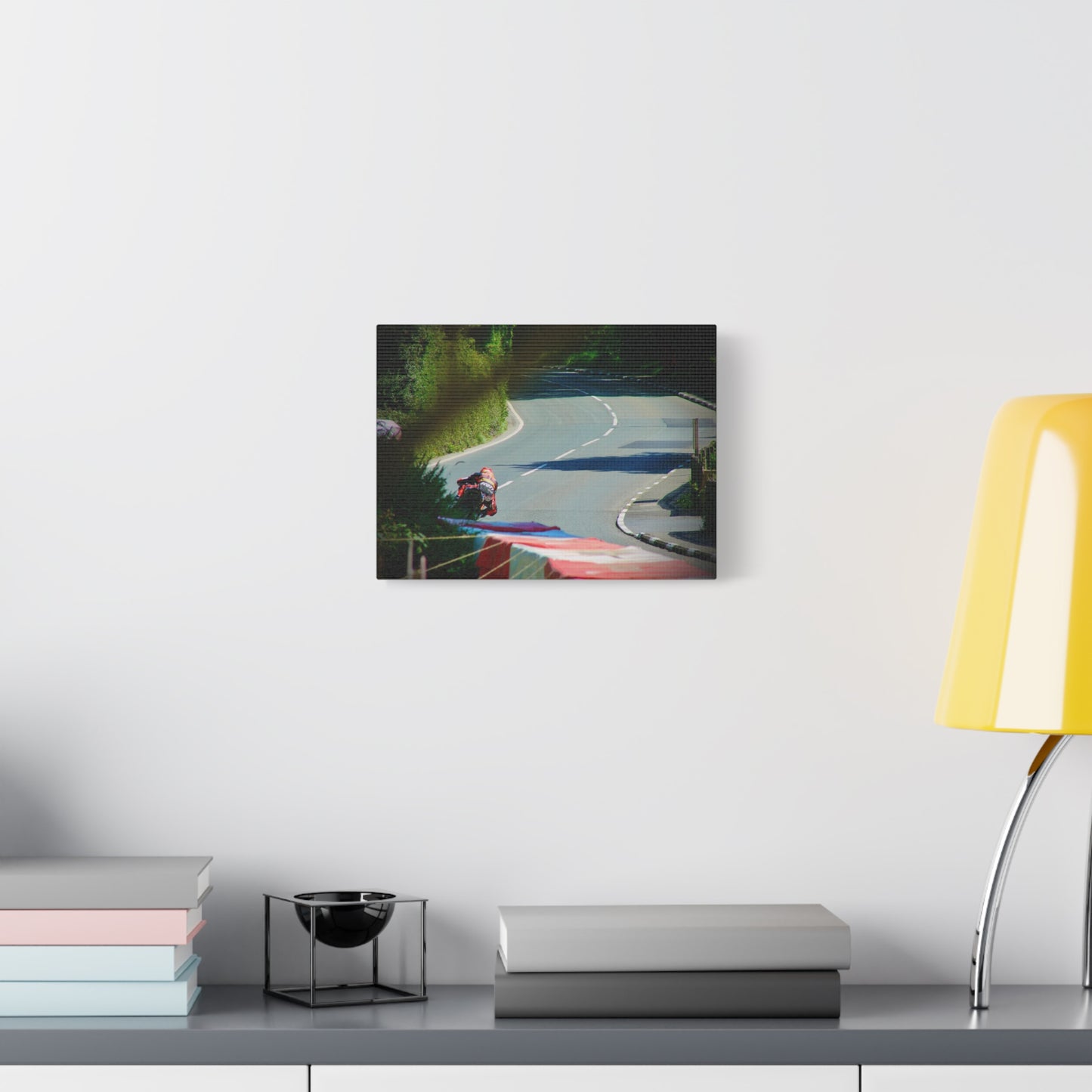 Motorcycle Canvas Print – Road Racing Wall Art