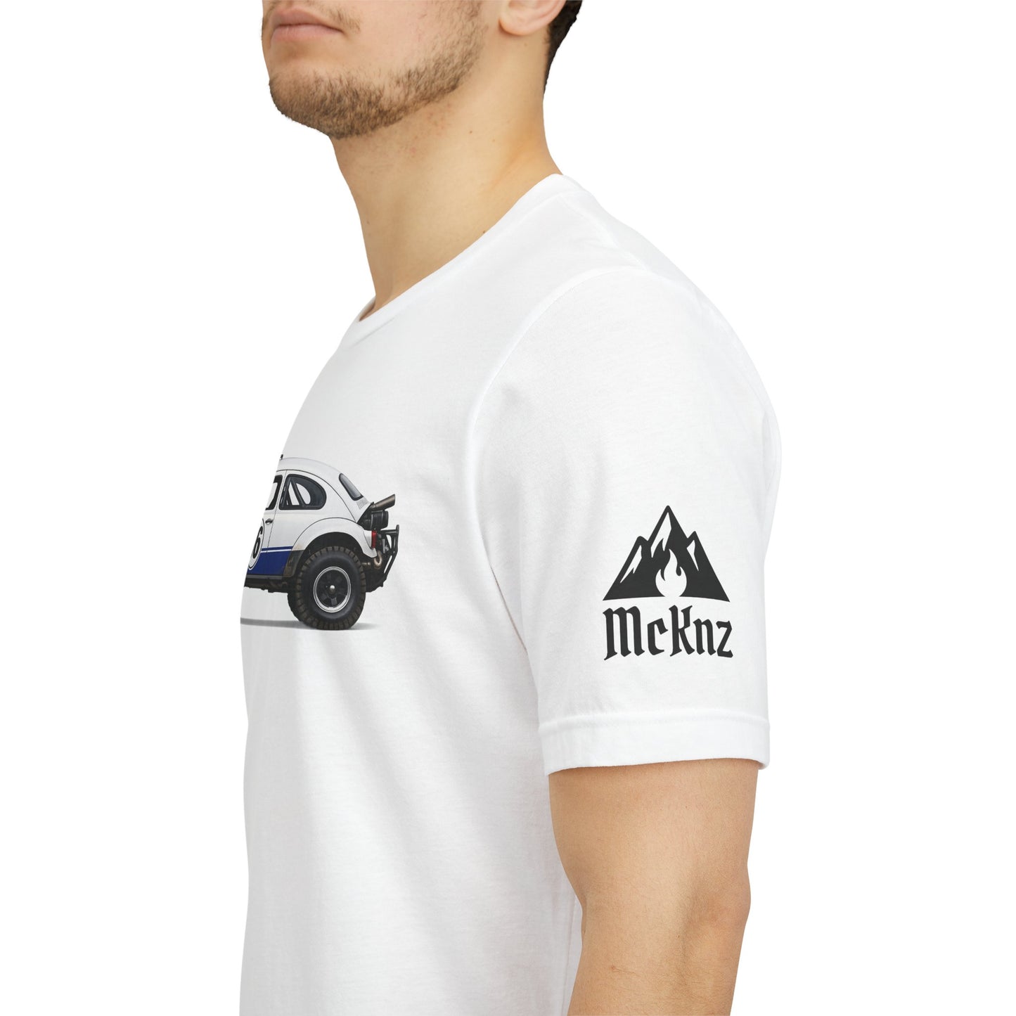 Vintage Baja Beetle Race Car T-Shirt — #66 Off-Road Classic Tee