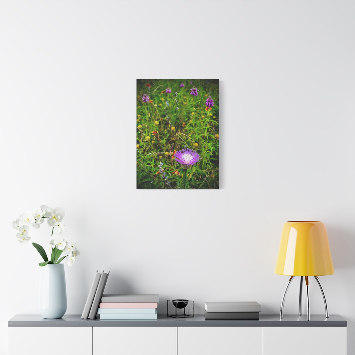 Wildflower Meadow Canvas Print — Stretched Matte Nature Wall Art