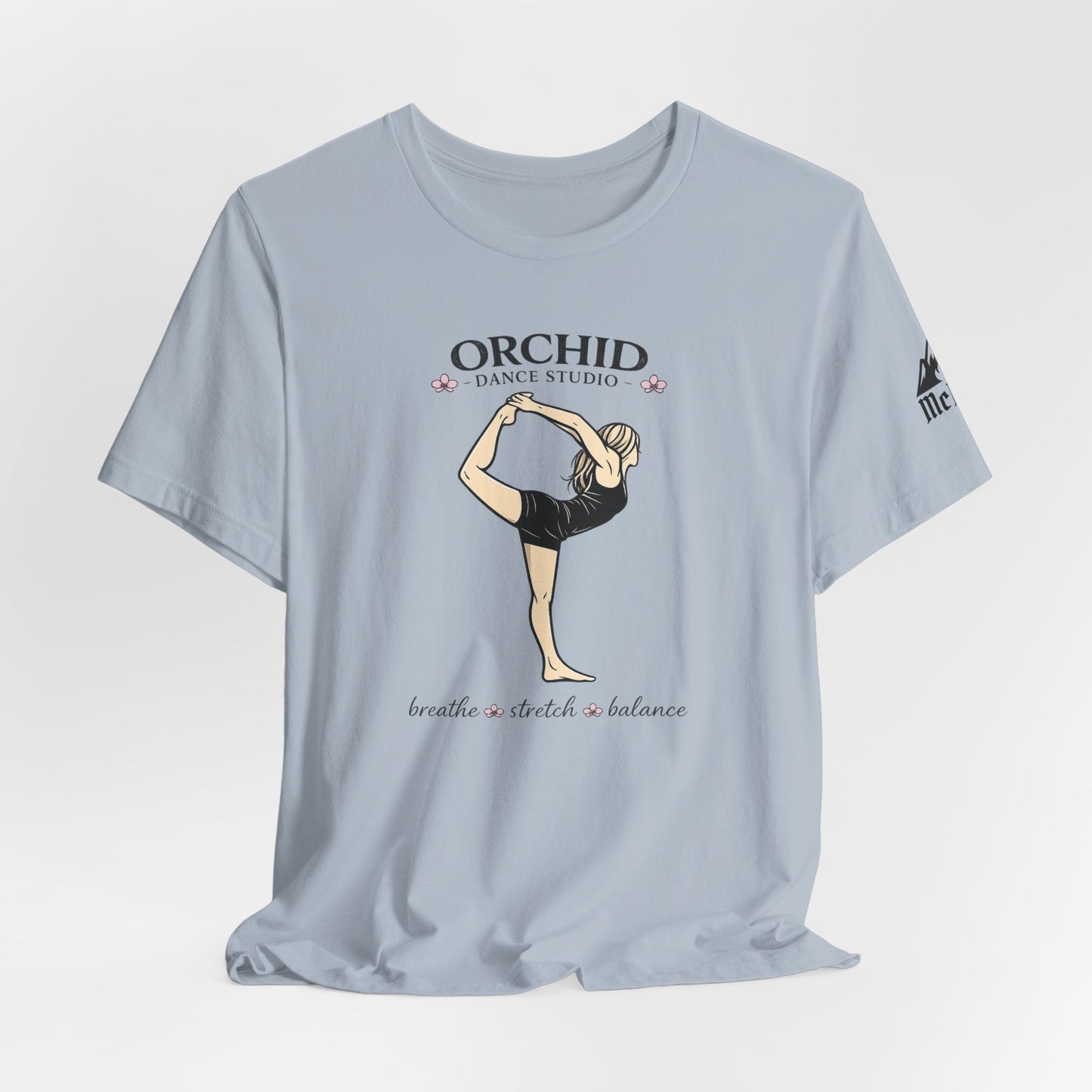 Dance Studio Tee — "Orchid Dance Studio" Ballet Pose Shirt